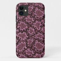 Pink Snake Print