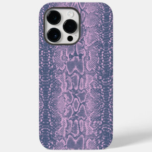 Pink Snake Skin Animal Print Case-Mate iPhone 14 Pro Max Case