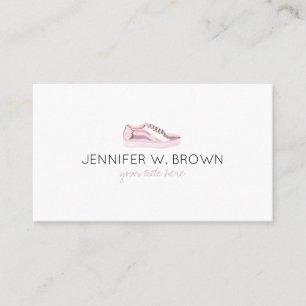 Pink Sneaker Business Card