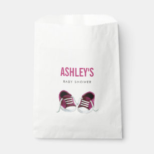 Pink Sneakers Baby Shower Favour Bag Treat Sacks