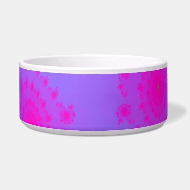 Pink Sneeze Dog Bowl (Front)