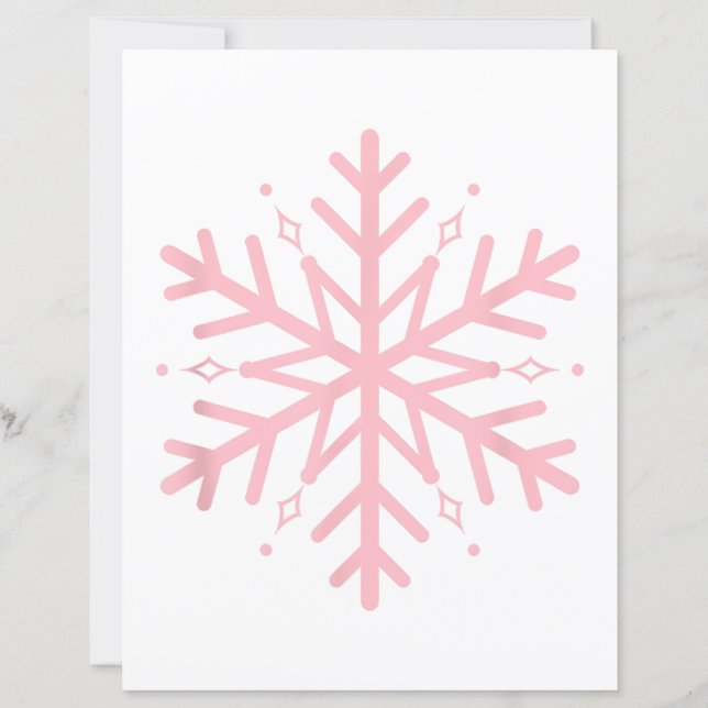 Pink Snowflake (Front)