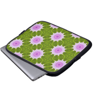 Pink Snowflakes Laptop Sleeve