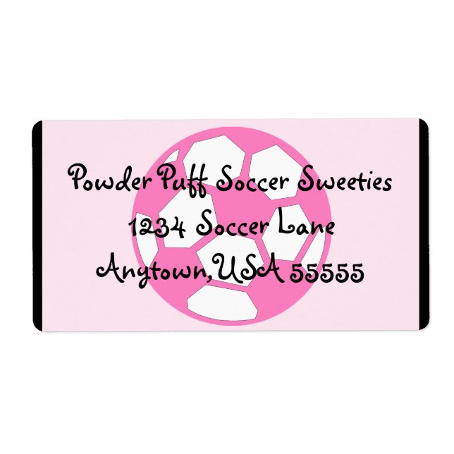 Pink Soccer Ball (Front)