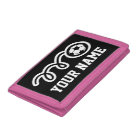 Pink soccer girl wallet | Sporty kids design