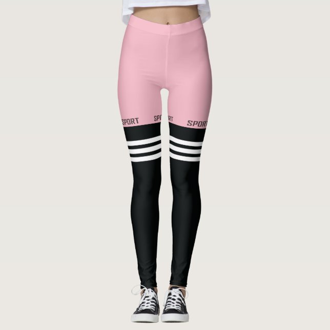 Pink Socks Leggings (Front)