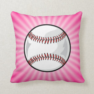 Pink Softball Cushion