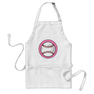 Pink Softball Standard Apron