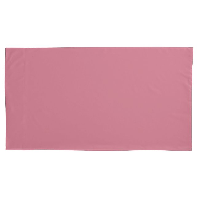 Pink solid colour Pillow Case (Front)