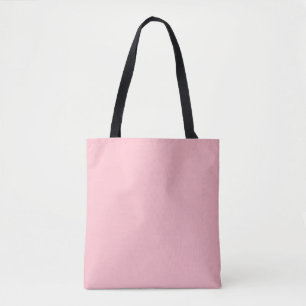Pink Solid Colour Tote Bag