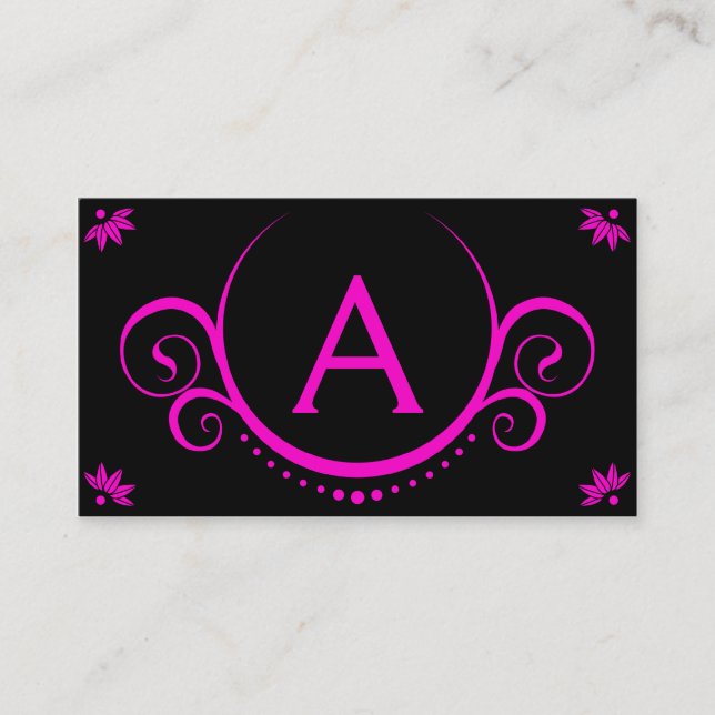 pink sophistications business card (Front)