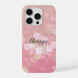 Pink Sparkle iPhone 15 Pro Case