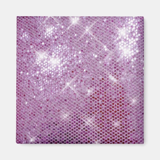 Pink Sparkle-Look Magnet (Front)