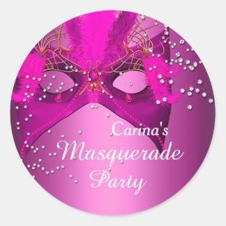 Masquerade Party Stickers | Zazzle.co.uk