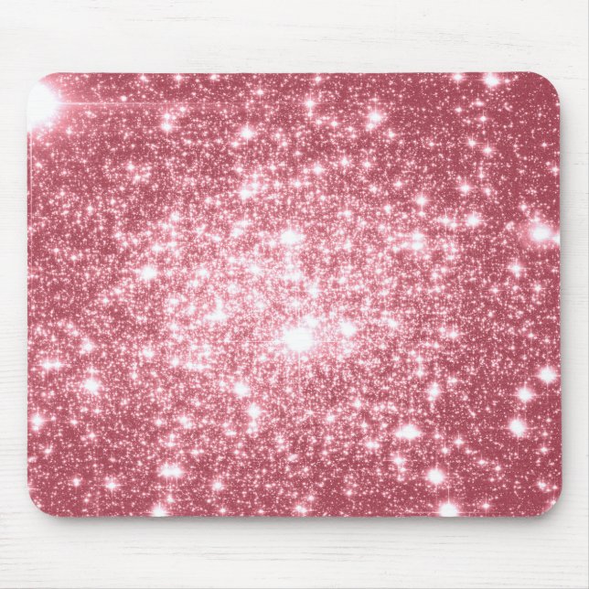Pink Sparkle Mouse Mat (Front)