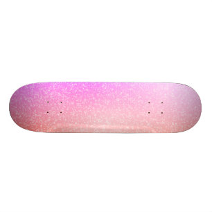 Pink Sparkle skateboard