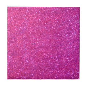 Pink Sparkle Sparkly Girly Glitter Tile 1