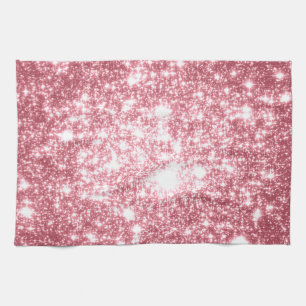 Pink Sparkle Tea Towel