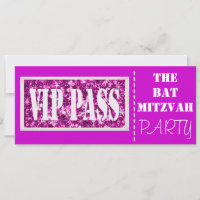 Pink sparkle VIP Bat Mitzvah party