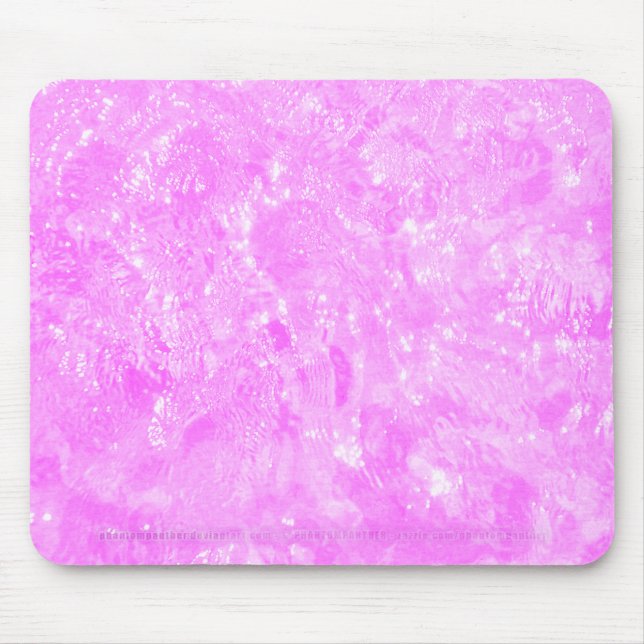 Pink Sparkles Mousepad 01 (Front)