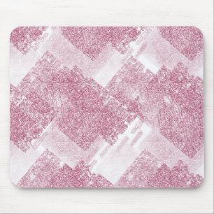 Pink sparkles on white. mouse mat