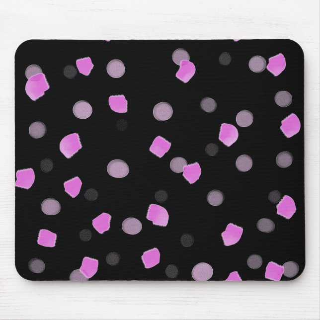 Pink Speckles Mouse Mat (Front)