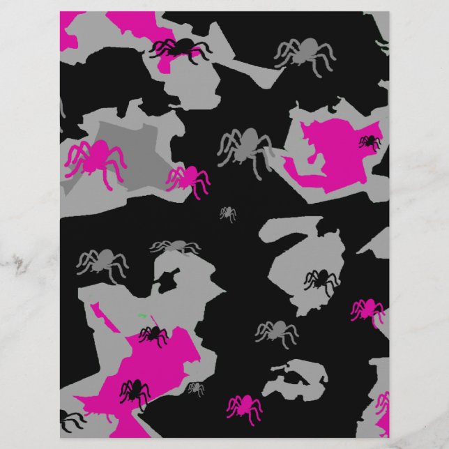 Pink Spider Camo (Front)