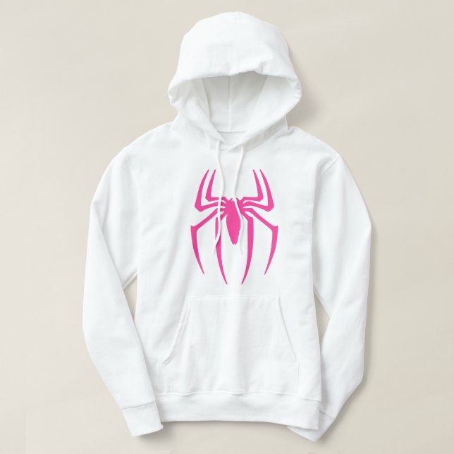 Pink Spider Emblem Hoodie (Design Front)