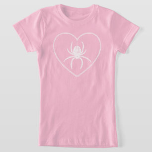 Pink Spider Heart T-Shirt