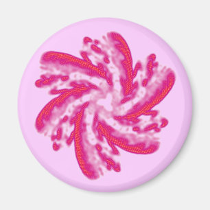 Pink Spiral Magnet