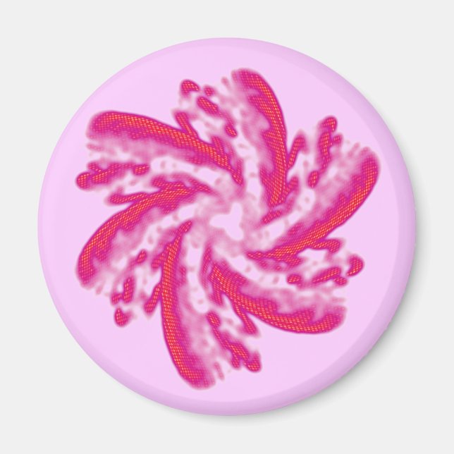 Pink Spiral Magnet (Front)