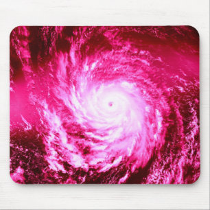 Pink Spiral Pinwheel Throw Pillow Mouse Mat