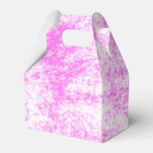 Pink Splash Favour Box