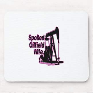 Pink Spoiled Oilfield Wife Mouse Mat
