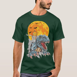 Pink Spooky Halloween Monster Truck Pumpkin Mummy  T-Shirt