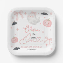 Pink Spooky One 1st Birthday Cute Ghost Halloween