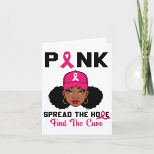 Pink Spread The Hope Find The Cure Breast Cancer A Card