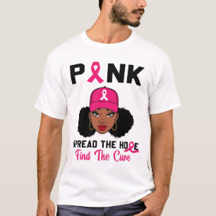 Pink Spread The Hope Find The Cure Breast Cancer A T-Shirt