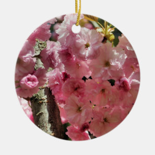 Pink Spring Blossoms Flower Ornament