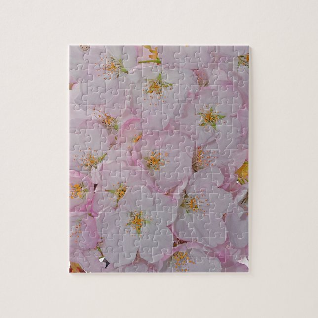 Pink spring cherry blossoms jigsaw puzzle (Vertical)