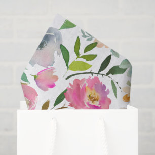 Pink Spring Floral Mothers Day Collection Tissue Paper