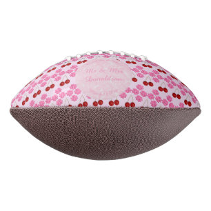 Pink Spring Wedding Cherry blossom and cherries American Football