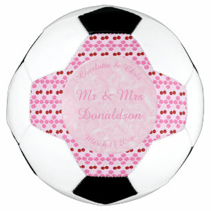 Pink Spring Wedding Cherry blossom and cherries Football