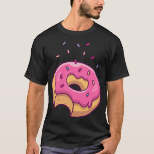 Pink Sprinkle Donut Pocket Doughnut Lovers T-Shirt