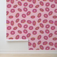 Pink Sprinkle Doughnut Pattern