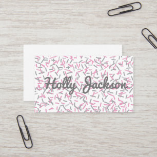 Pink Sprinkles Business Cards