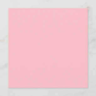 Pink Square Menu Card