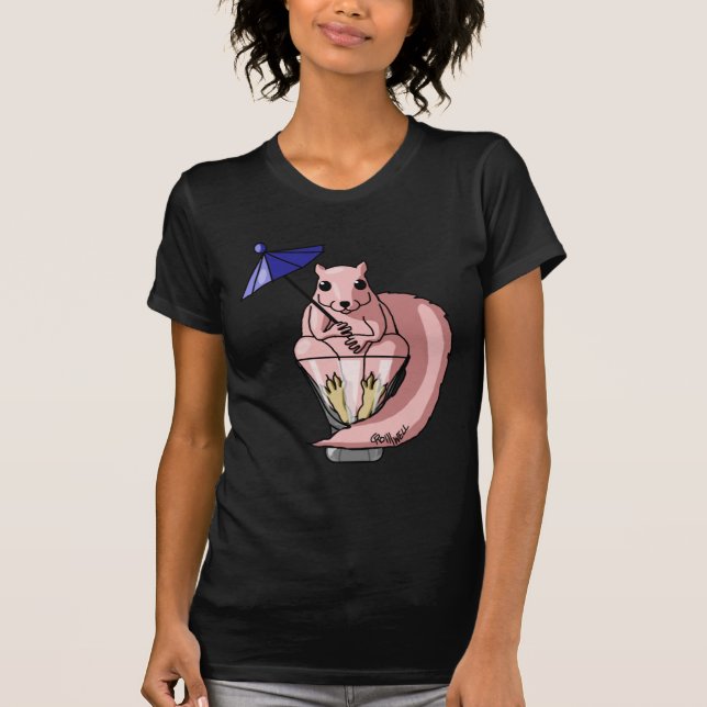 Pink Squirrel T-Shirt (Front)
