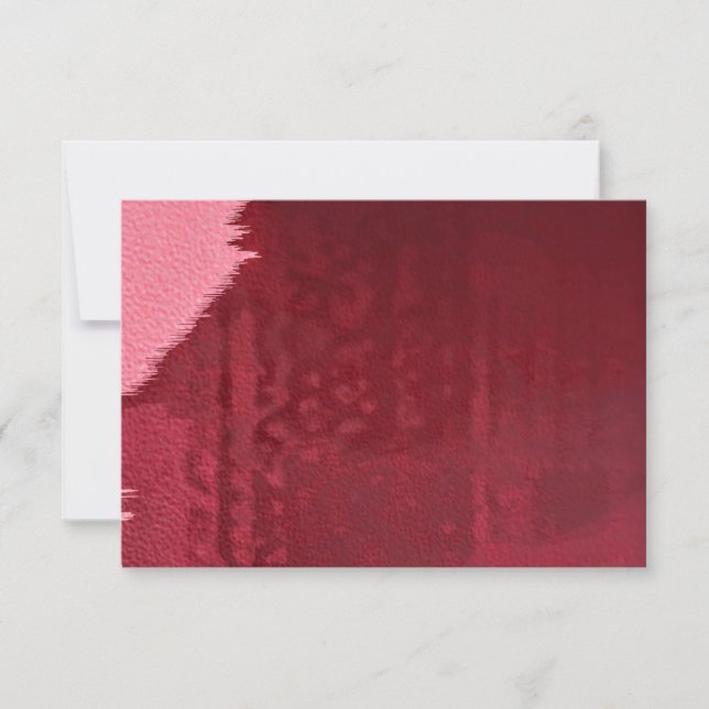 Pink Stain on Red Print (Front)