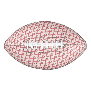 Pink Standard Ribbon American Football